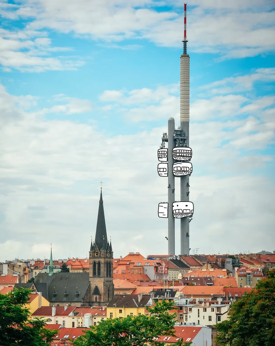 Žižkov Tower visual