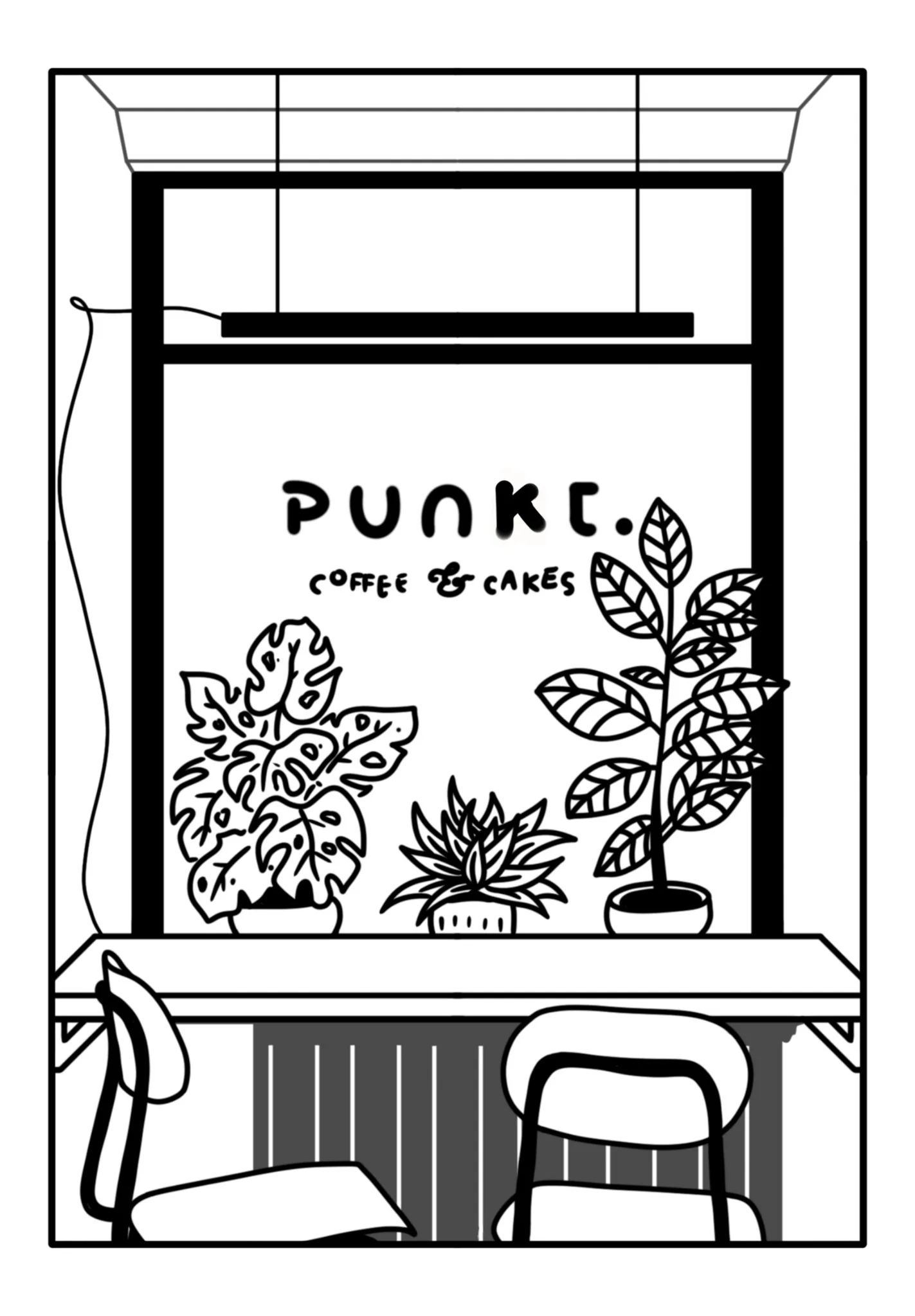 Punkt — omalovánka